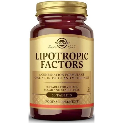 Solgar factores lipotropicos  50 comprimidos