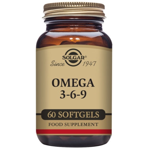 Solgar omega 3-6-9 aceites de pescado lino y borraja  60 capsulas blandas