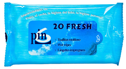 Toallitas pin fresh 20 u