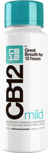 Cb12 mild enjuague cuidado bucal (250 ml)