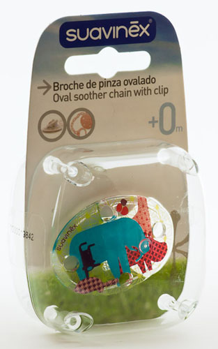 Suavinex broche pinza ovalado