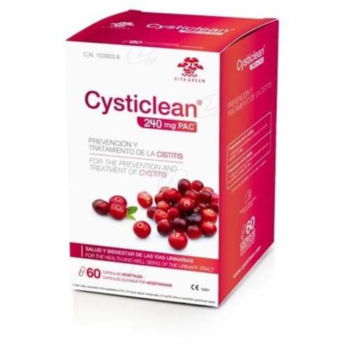 CYSTICLEAN 240 MG PAC 60 CAPS