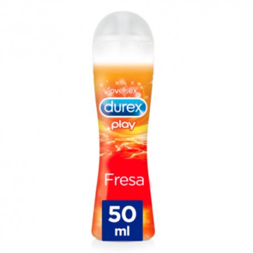 LUBRICANTE HIDROSOLUBLE INTIMO durex play fresa  pleasure gel (50 ml)