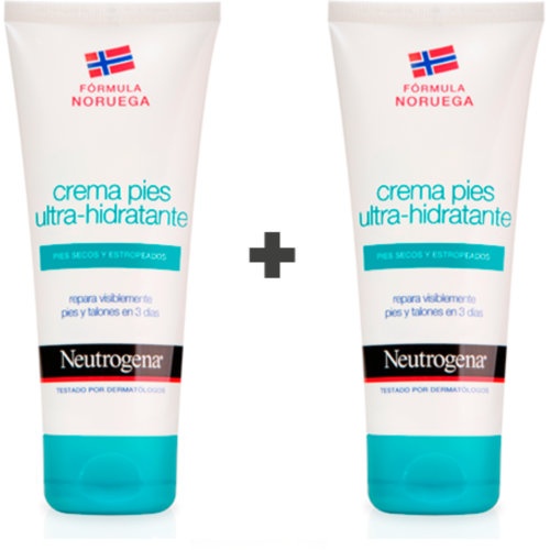 Neutrogena formula noruega pies crema ultrahidratante  2 envases 100 ml