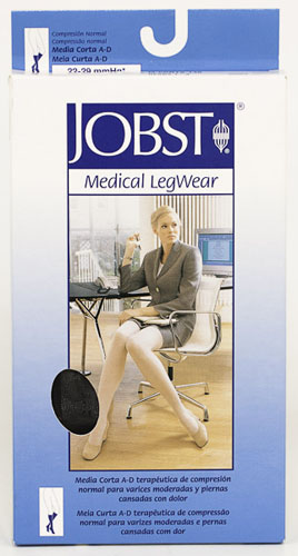 JOBST MEDICAL LEGWEAR media corta (a-d) comp normal 140 den (negra t- 5)