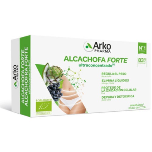 Arkofluido alcachofa forte  20 ampollas bebibles 15 ml
