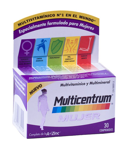 multicentrum mujer (30 comp)