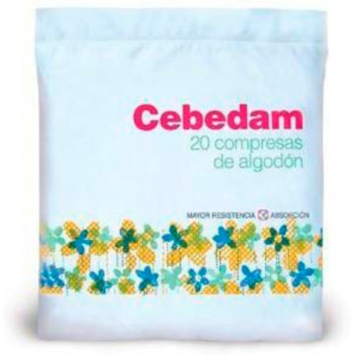 cebedam compresas de algodon (20 uds)