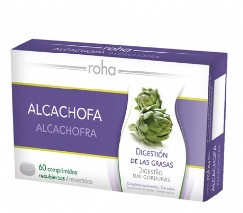 ROHA ALCACHOFA COMP RECUBIERTOS (400 MG 60 COMPRIMIDOS)