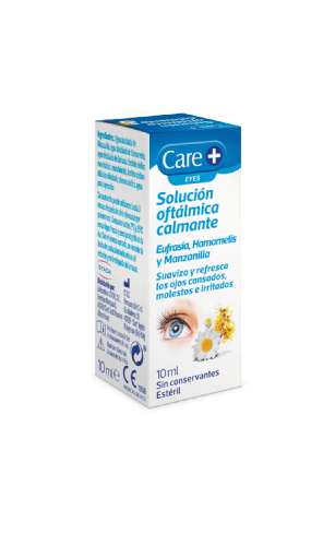 Care+ solucion oftalmica calmante ojo irritado 1 unidad 10 ml