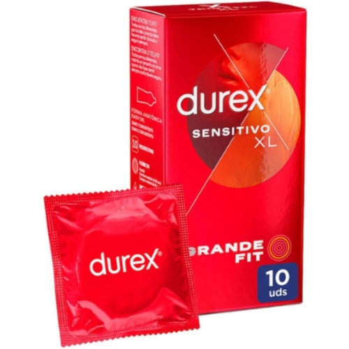 Durex sensitivo xl preservativos 10 unidades - preservativos