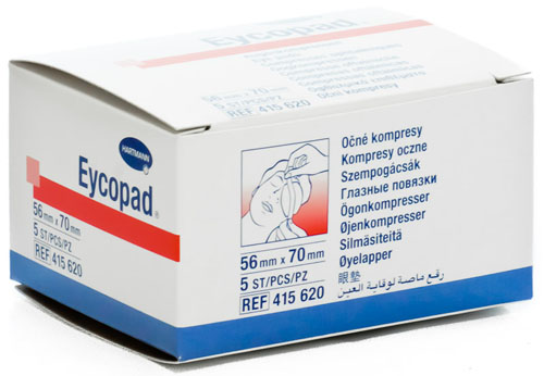 PARCHES OCULARES eycopad no esteril (56 x 70 5 u)