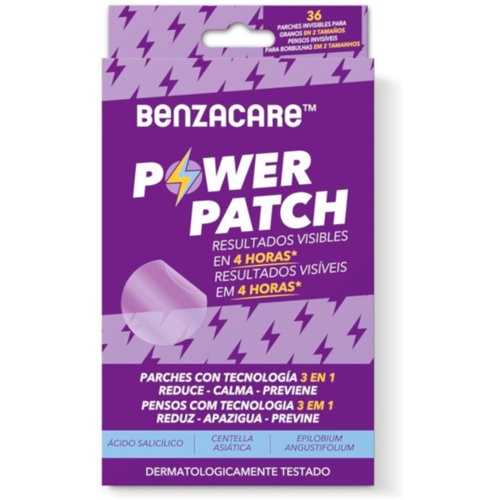 Benzacare power patch  36 parches