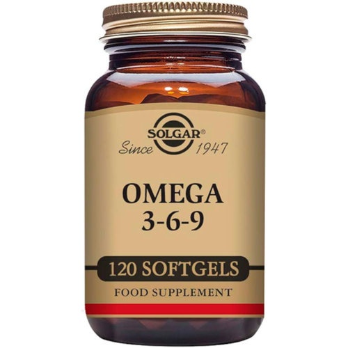 Solgar omega 3-6-9 aceites de pescado lino y borraja  120 capsulas blandas