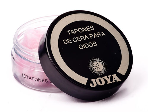 JOYA tapones oidos cera c/ algodon (18 tapones)