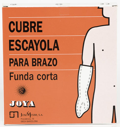 JOYA CIERRE VELCRO cubre escayola (brazo corto)