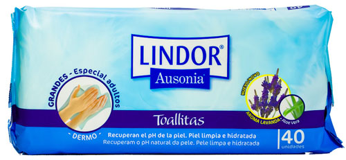 lindor toallitas para adultos (40 toallitas)