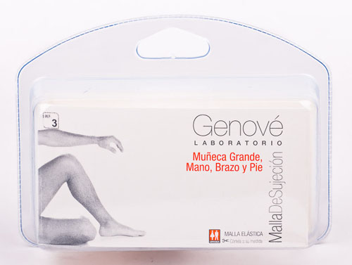 GENOVE venda tubular malla (n-3 muñeca gde-dedos)