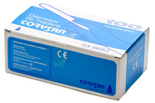 CORYSAN depresores de madera (100 u)