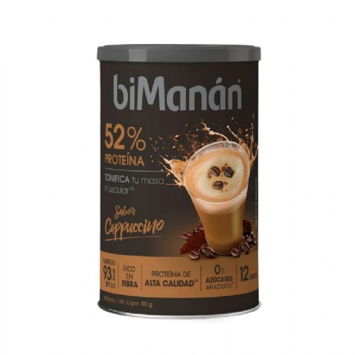 Bimanan proteina batido  1 lata 12 dosis 360 g sabor cappuccino