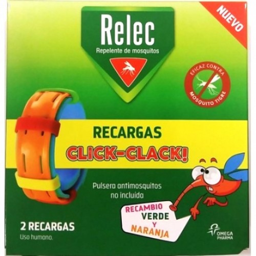 relec pulsera repelente clik-clack recambio