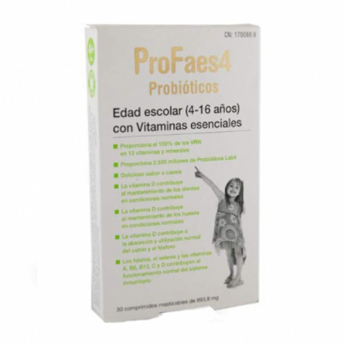 Profaes4 edad escolar 4-16 30comp masticables