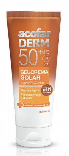Acofarderm spf 50+ tacto ligero gel crema (200 ml)