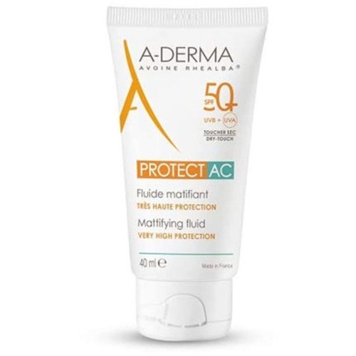 A-derma protect fluido spf 50+ ac matificante muy alta proteccion  1 envase 40 ml