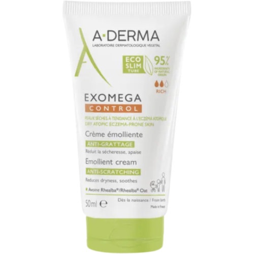 A-derma exomega control crema emoliente  1 envase 50 ml