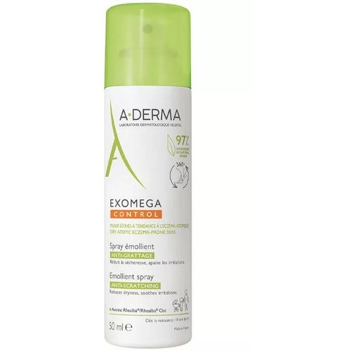 A-derma exomega control spray emoliente anti-rascado  1 envase 50 ml