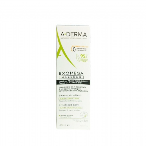 A-derma exomega allergo balsamo emoliente anti-rascado  1 envase 40 ml