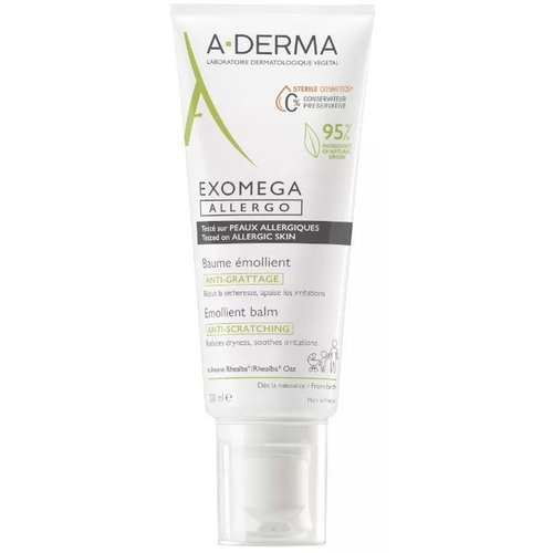 A-derma exomega allergo balsamo emoliente anti-rascado  1 envase 200 ml