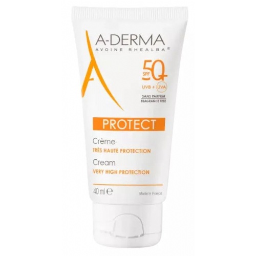 A-derma protect crema muy alta proteccion spf 50+  1 envase 40 ml sin perfume