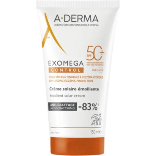 A-derma exomega control emoliente spf 50+ 150 ml