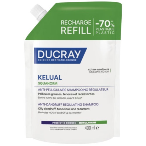 Ducray kelual squanorm champu tratante regulador caspa grasa 400 ml
