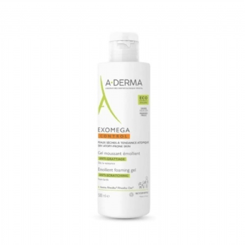 A-derma exomega control gel limpiador emoliente  1 envase 500 ml