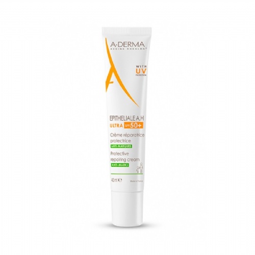 A-derma epitheliale ultra repair spf 50+ crema reparadora antimarcas  1 envase 40 ml