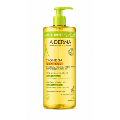 A-derma exomega control aceite limpiador emoliente 1 l