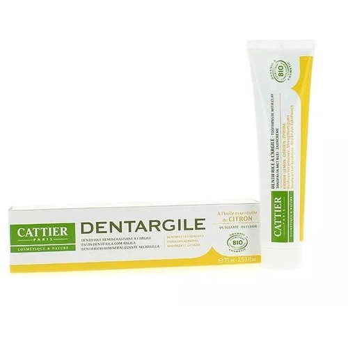 Cattier dentifrico dentargile limon encias irritadas 75 ml