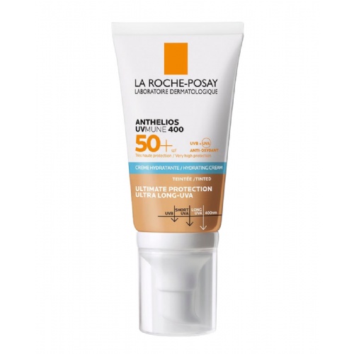 Anthelios crema hidratante spf 50+ color  1 bote 50 ml