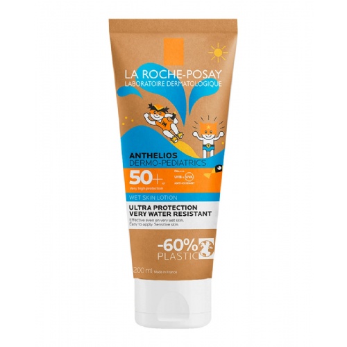 Anthelios wet skin dermo-pediatrics spf 50+  1 envase 200 ml
