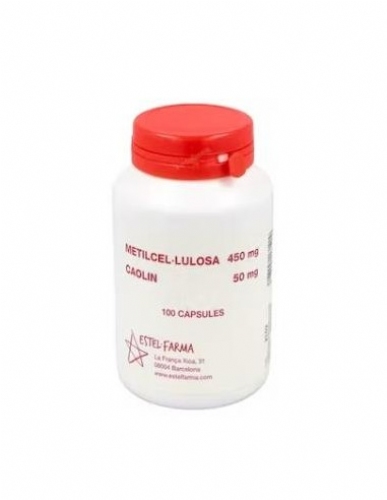 Metilcelulosa caolin estel 100 caps