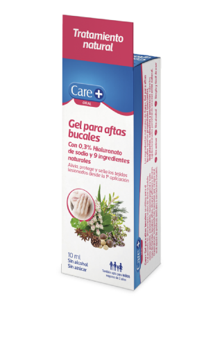 Care+ gel para aftas bucales 10 ml