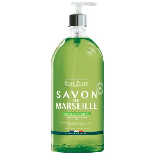 Beauterra jabon de marsella menta-limon 1 l