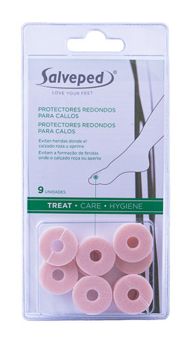 SALVELOX parches callos (redondo 9 u)