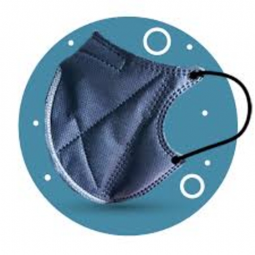 Ergonatural mascarilla reutilizable azul 2u