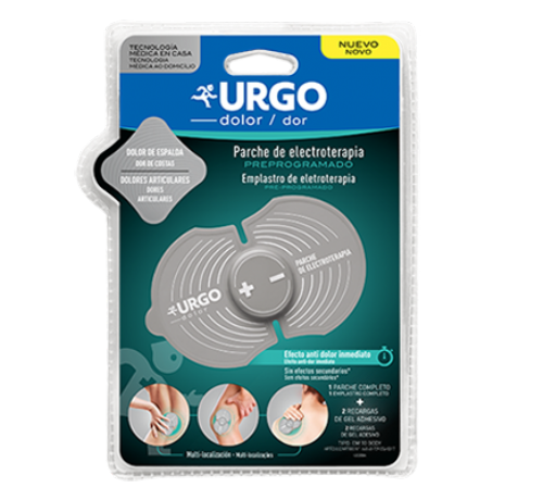 Urgo parche de electroterapia recargable (1 parche + 2 recargas de gel)
