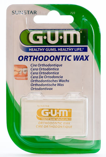 GUM 723 cera ortodoncia protectora rozadura (5 barritas)