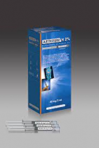 Arthrum h 2% 3 jeringas precargadas - hialuronato sodico (40 mg 3 jeringas 2 ml)