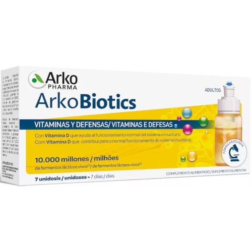 Arkobiotics vitaminas y defensas adultos  7 unidosis